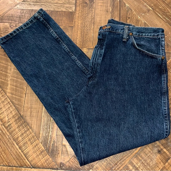 Wrangler Jeans Men's 13MWZWD Cowboy Cut Original‎ Fit 100% Cotton Blue 38x30 - Picture 1 of 9